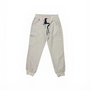 Figs Small Petite Technical Collection Bone Beige Zamora Jogger Womens
